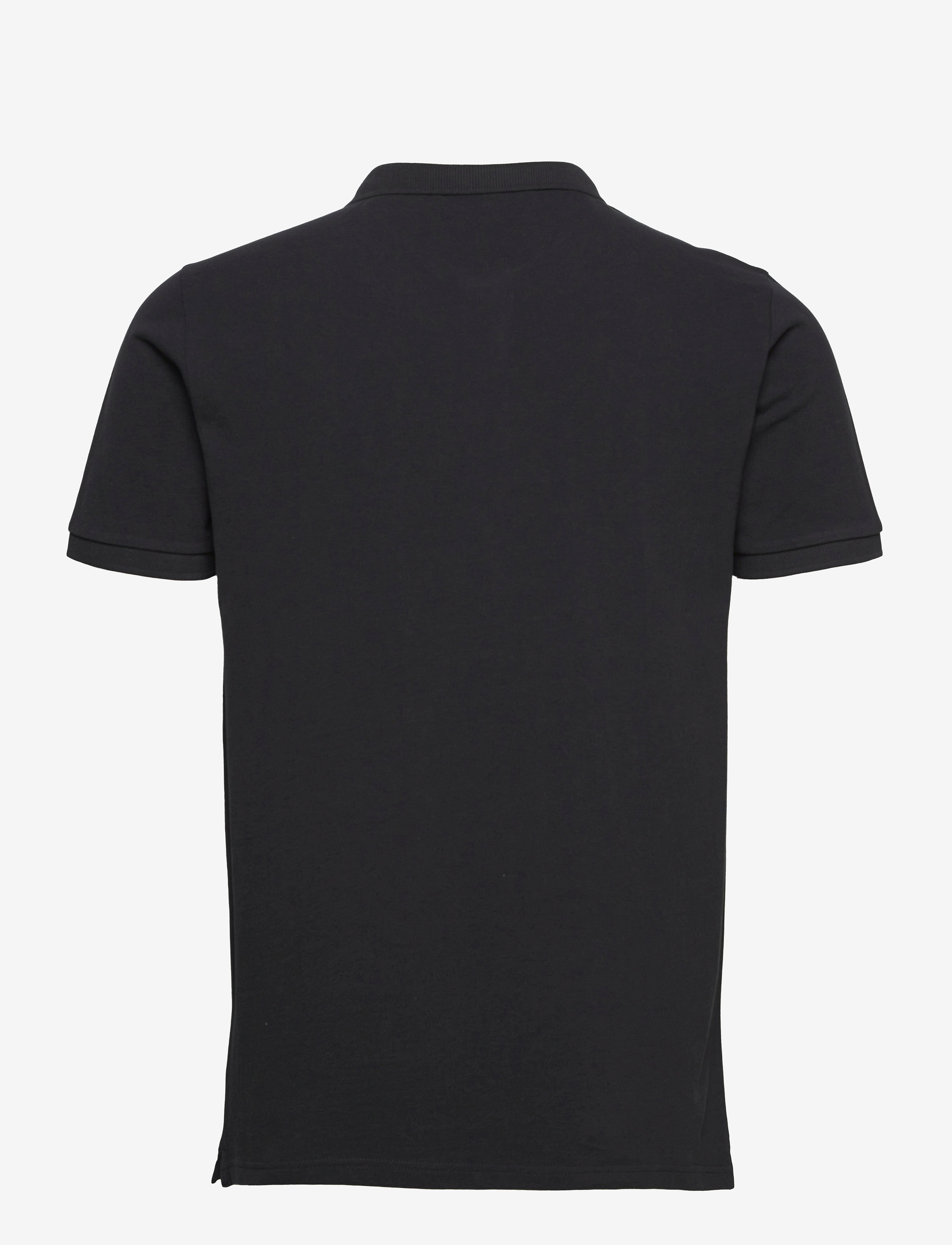 Knowledge Cotton Apparel - Basic badge polo - GOTS/Vegan - pikéer - total eclipse - 1