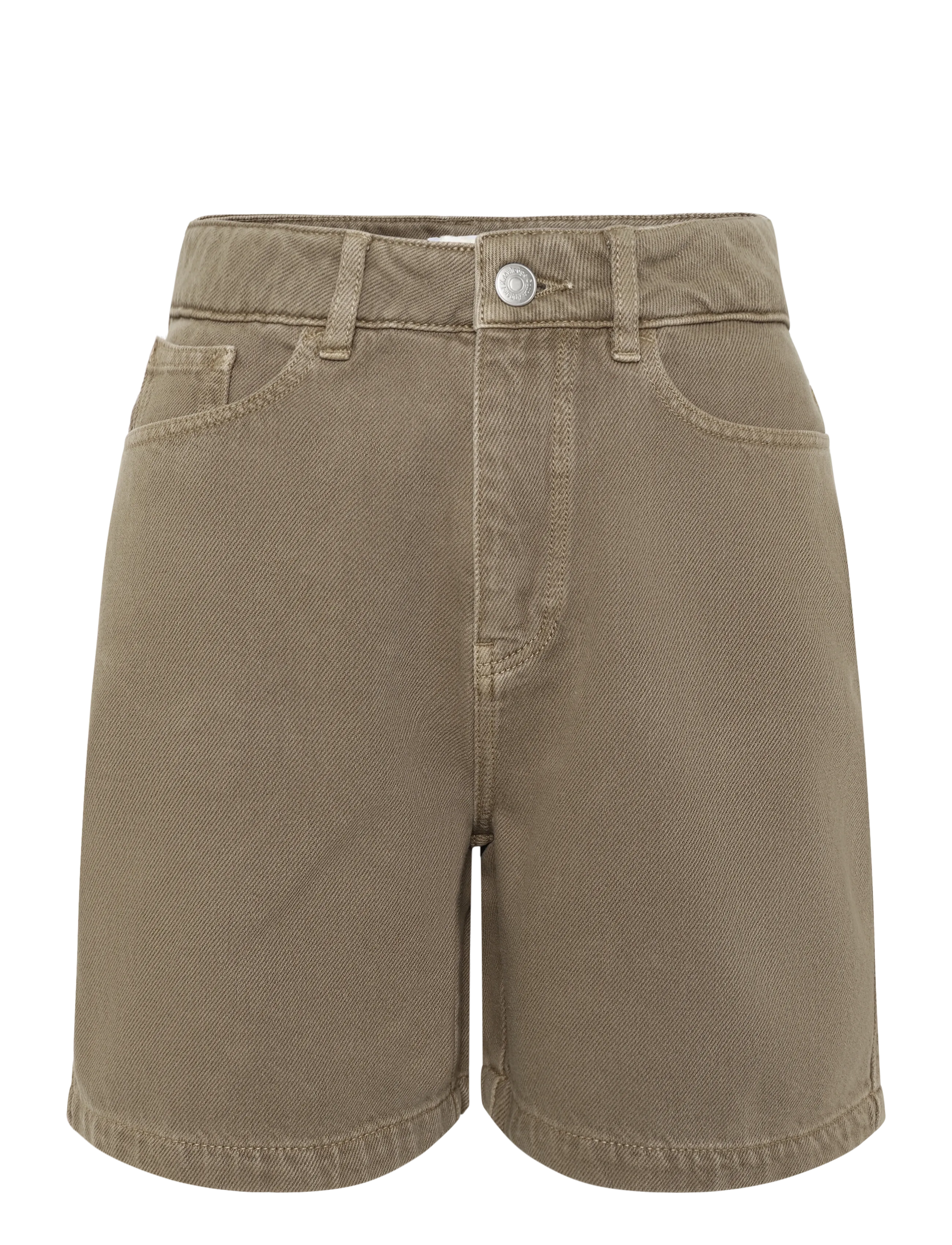 KNOWLEDGE Baumwolle APPAREL Gale Straight Twill Shorts Braun - 27 - Damen