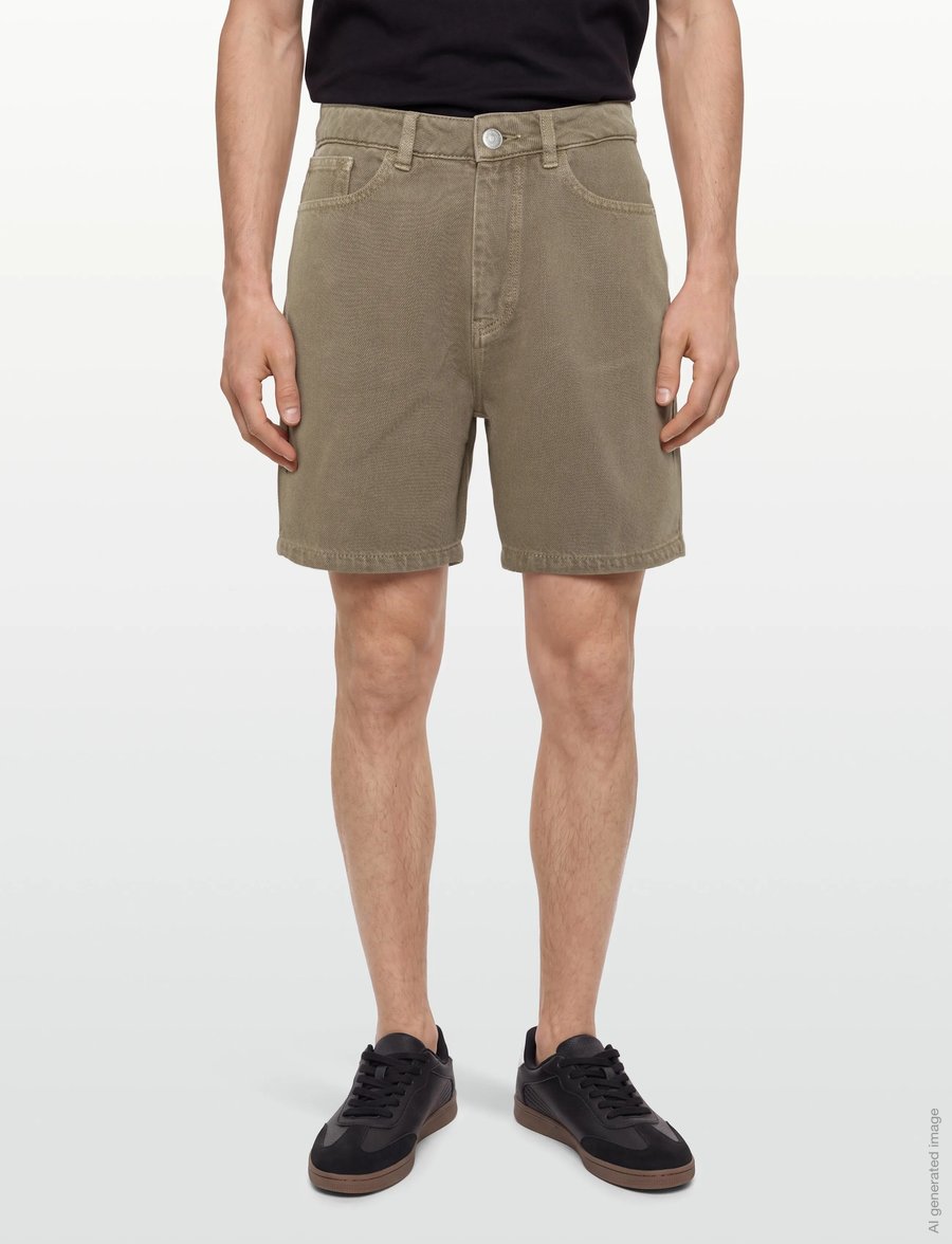 Knowledge Cotton Apparel - Gale straight twill shorts - vabaaja lühikesed püksid - tiramisu - 3
