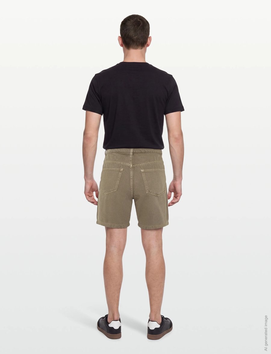 Knowledge Cotton Apparel - Gale straight twill shorts - vabaaja lühikesed püksid - tiramisu - 4