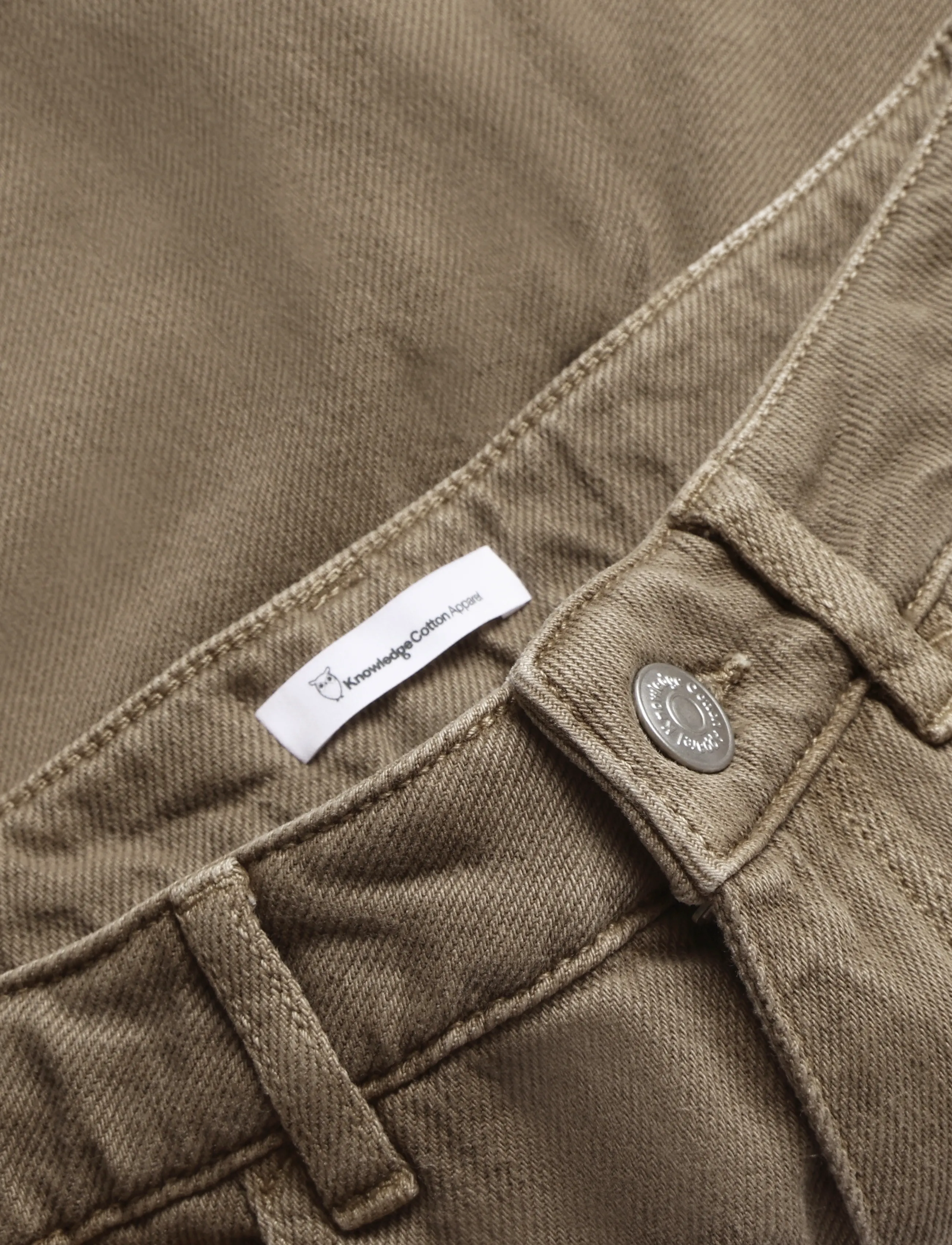 Knowledge Cotton Apparel - Gale straight twill shorts - freizeitshorts - tiramisu - 2
