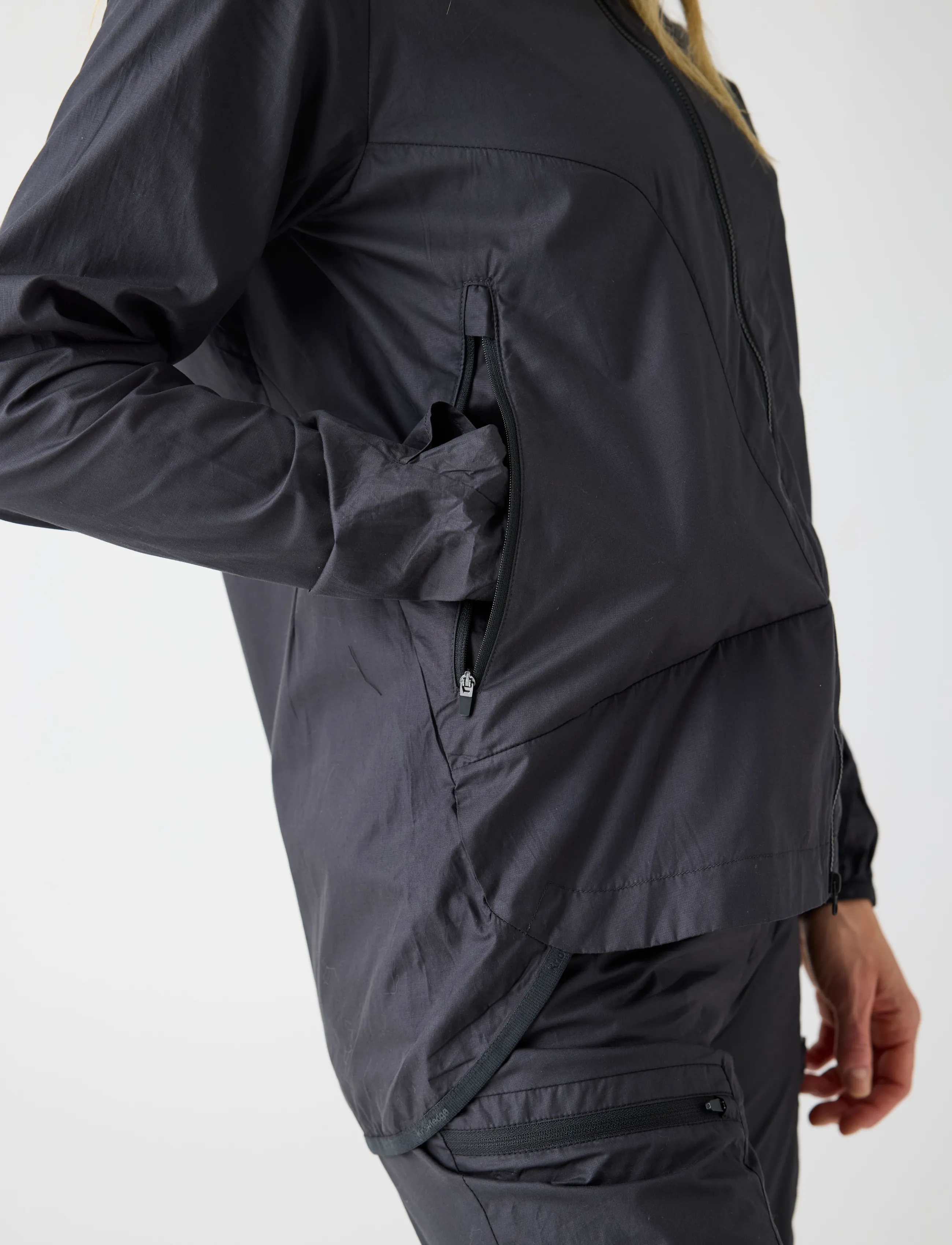 Knowledge Cotton Apparel - Vent ripstop 90 jacket - spring jackets - black jet - 3