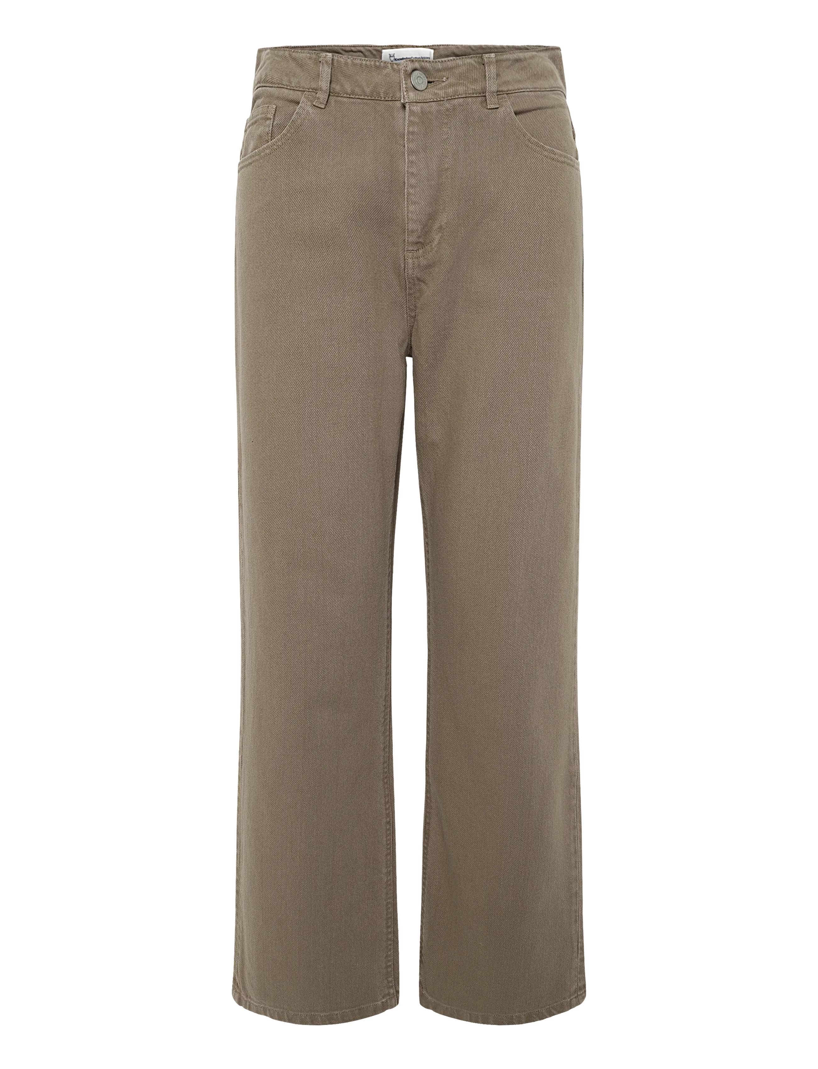 KNOWLEDGE Baumwolle APPAREL Gale Regular Twill Hosen Braun - 24x32 - Damen
