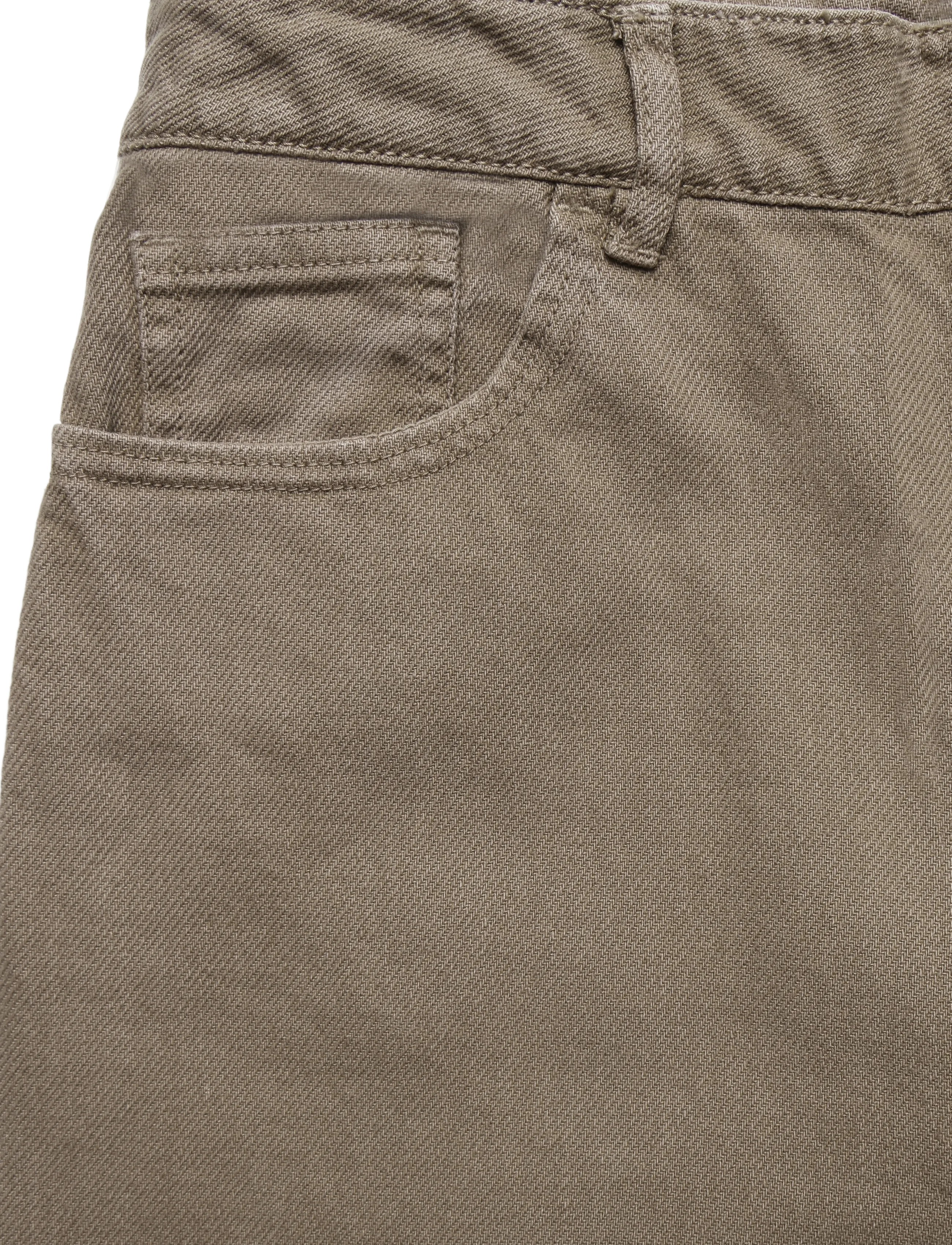 Knowledge Cotton Apparel - Gale regular twill pants - tapered jeans - tiramisu - 2