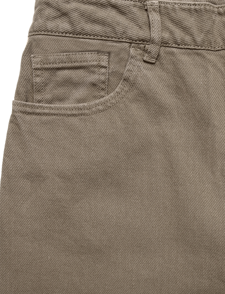 Knowledge Cotton Apparel - Gale regular twill pants - tapered jeans - tiramisu - 2