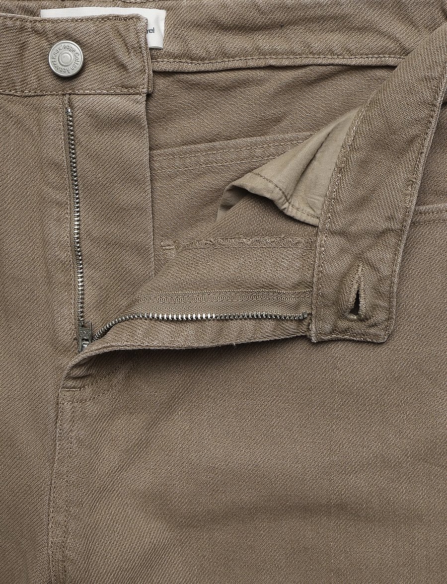 Knowledge Cotton Apparel - Gale regular twill pants - tapered jeans - tiramisu - 3