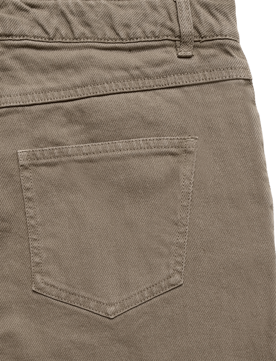 Knowledge Cotton Apparel - Gale regular twill pants - tapered jeans - tiramisu - 4