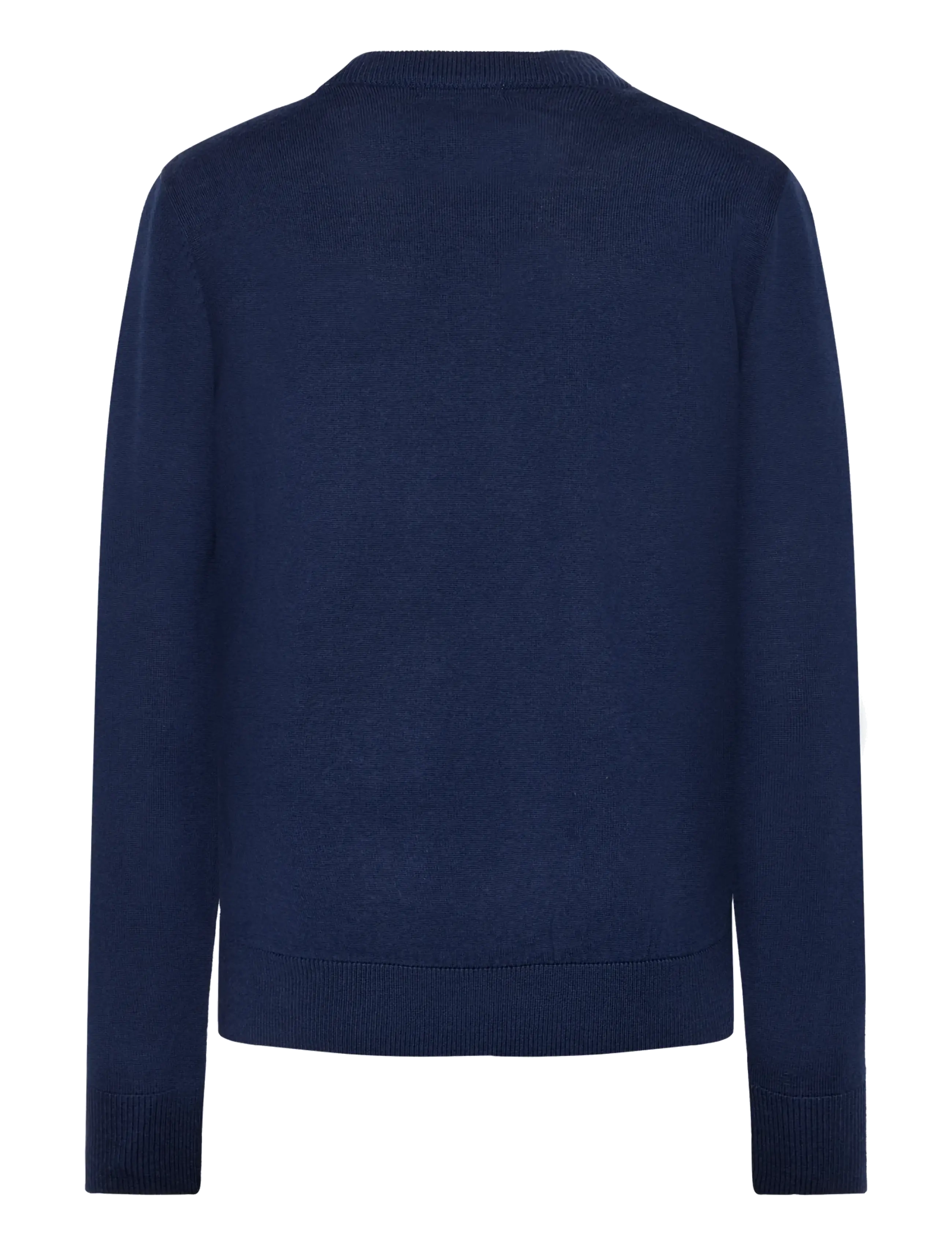 Knowledge Cotton Apparel - Merino crew neck sweater - total eclipse - 2