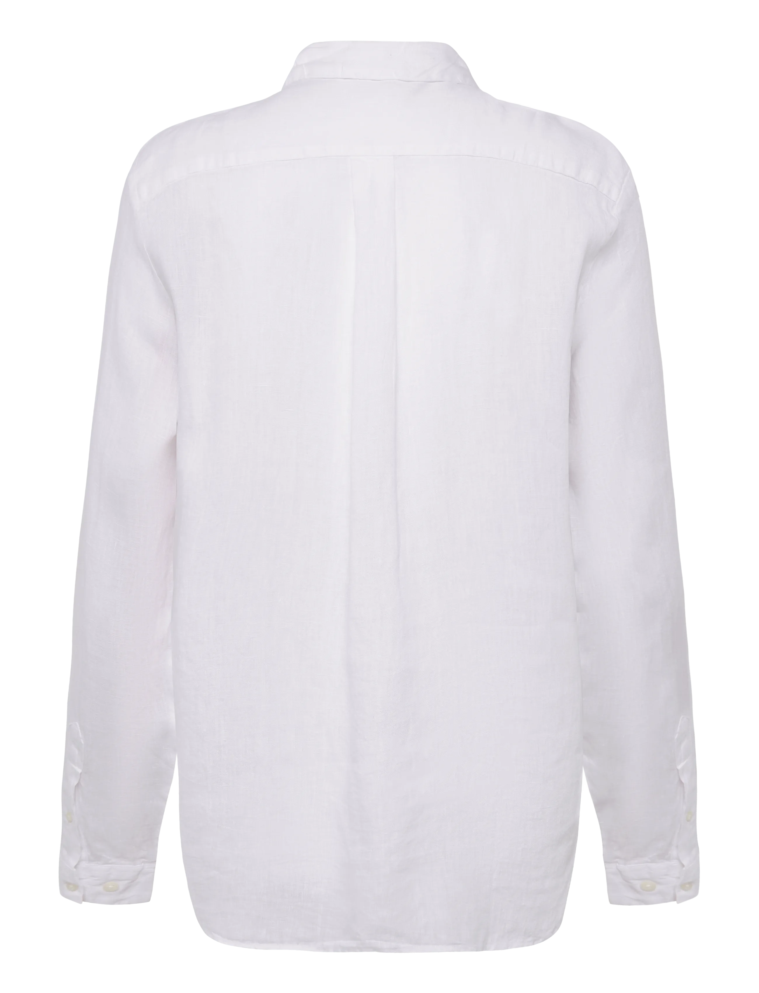Knowledge Cotton Apparel - Loose linen shirt - linen shirts - bright white - 2