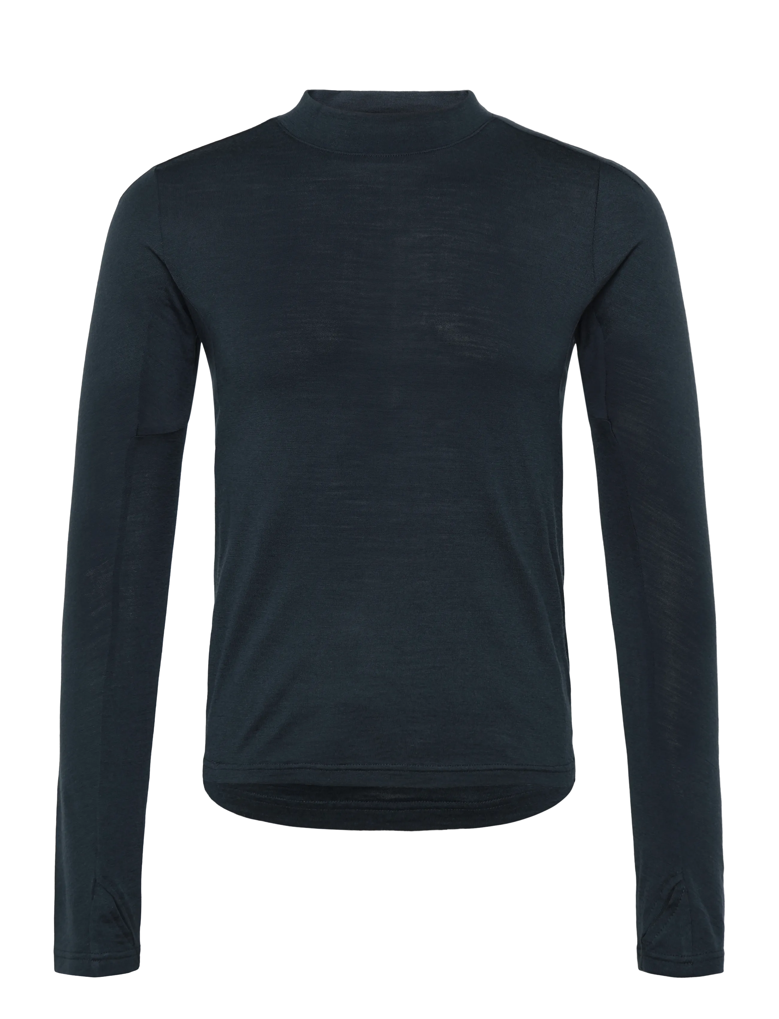 KNOWLEDGE Baumwolle APPAREL Dynamic Wolle Lange Ärmel T-Shirt Navy - XXS - Damen