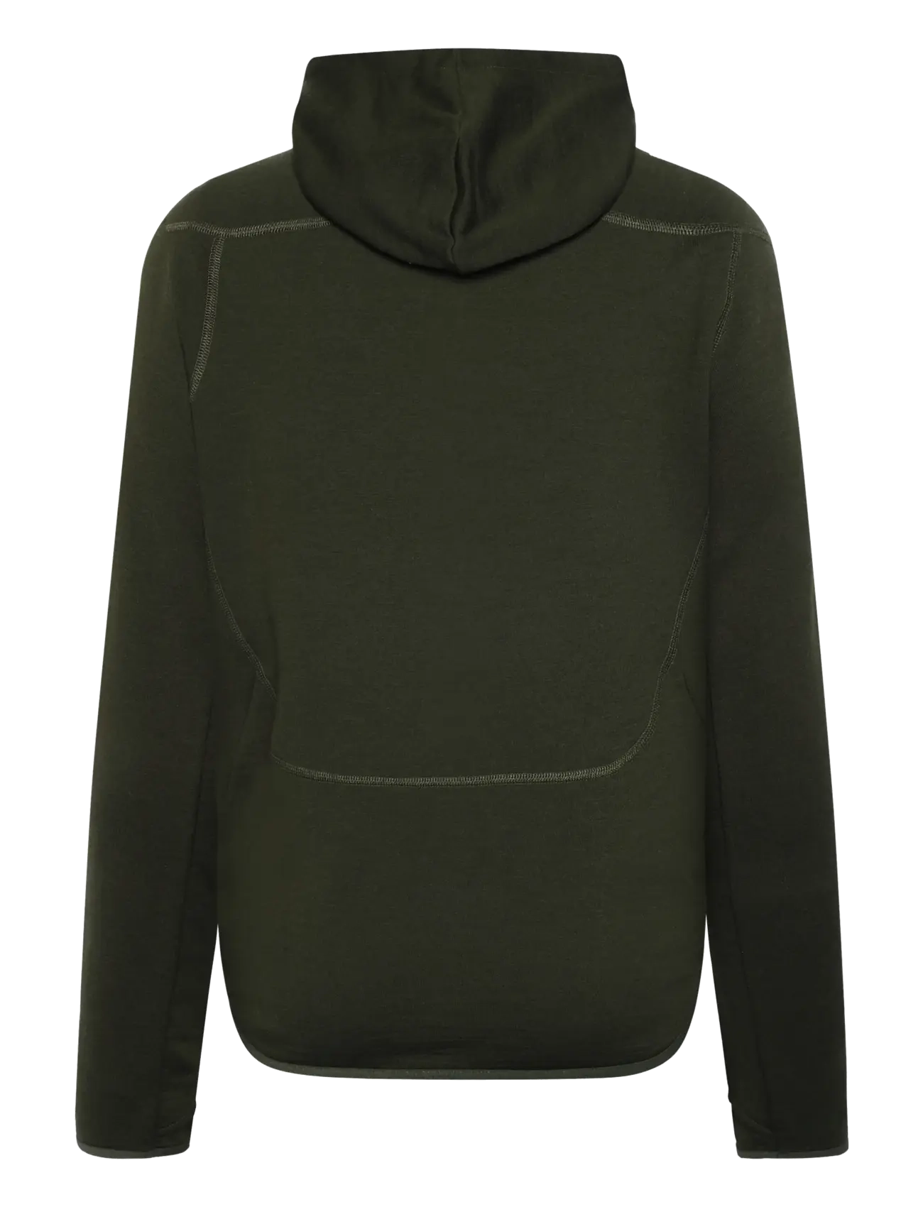 Knowledge Cotton Apparel - Dynamic wool fleece hoodie - wool jackets - forest night - 1