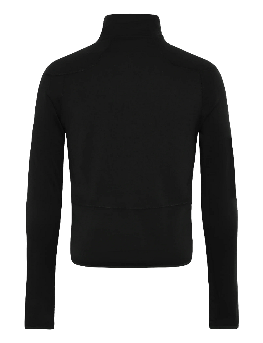 Knowledge Cotton Apparel - Dynamic wool fleece full zip - fleece & midlayer - black jet - 1