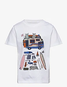 Road trip printed t-shirt - GOTS/Ve, Knowledge Cotton Apparel