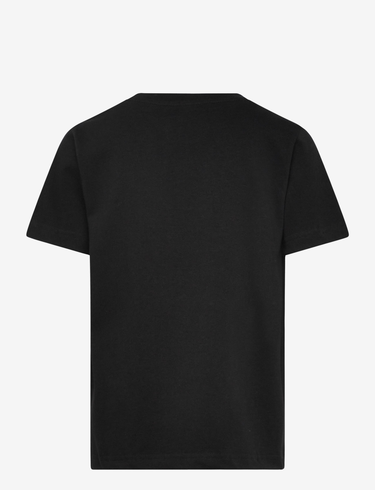 Knowledge Cotton Apparel - Regular fit badge t-shirt - GOTS/Ve - kortärmade t-shirts - black jet - 1