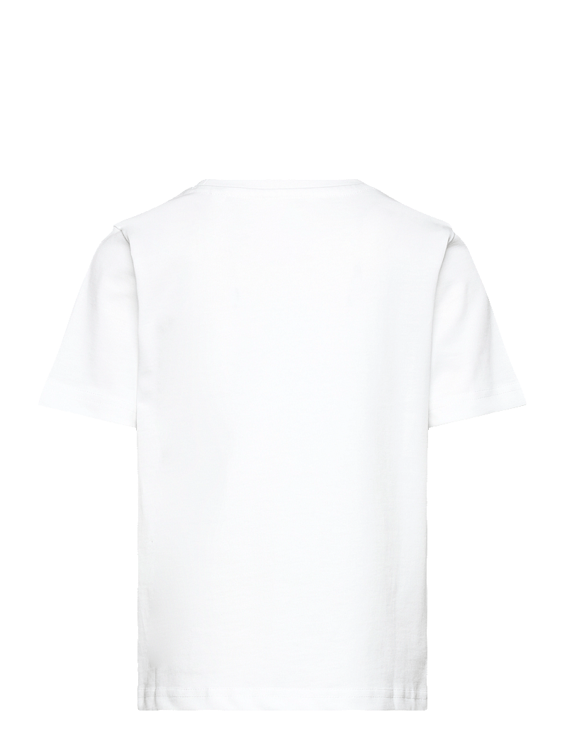 Knowledge Cotton Apparel - Regular fit badge t-shirt - GOTS/Ve - kortärmade t-shirts - bright white - 1