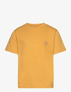 Regular fit badge t-shirt - GOTS/Ve, Knowledge Cotton Apparel