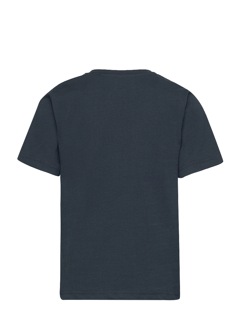 Knowledge Cotton Apparel - Regular fit badge t-shirt - GOTS/Ve - marškinėliai trumpomis rankovėmis - total eclipse - 1