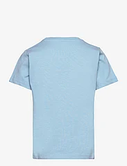 Knowledge Cotton Apparel - Regular big owl t-shirt - GOTS/Vega - ar īsām piedurknēm - airy blue - 1