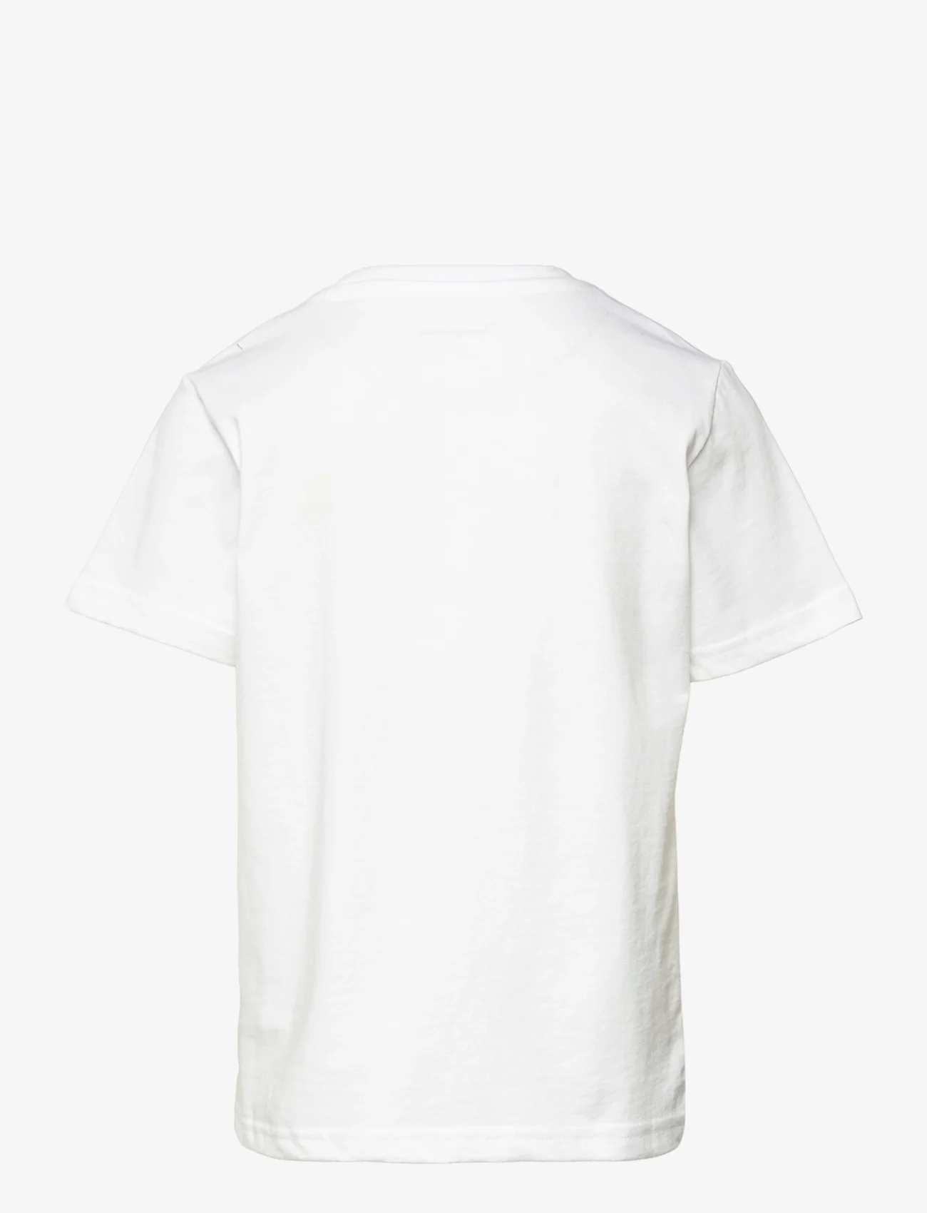 Knowledge Cotton Apparel - Regular big owl t-shirt - GOTS/Vega - ar īsām piedurknēm - bright white - 1