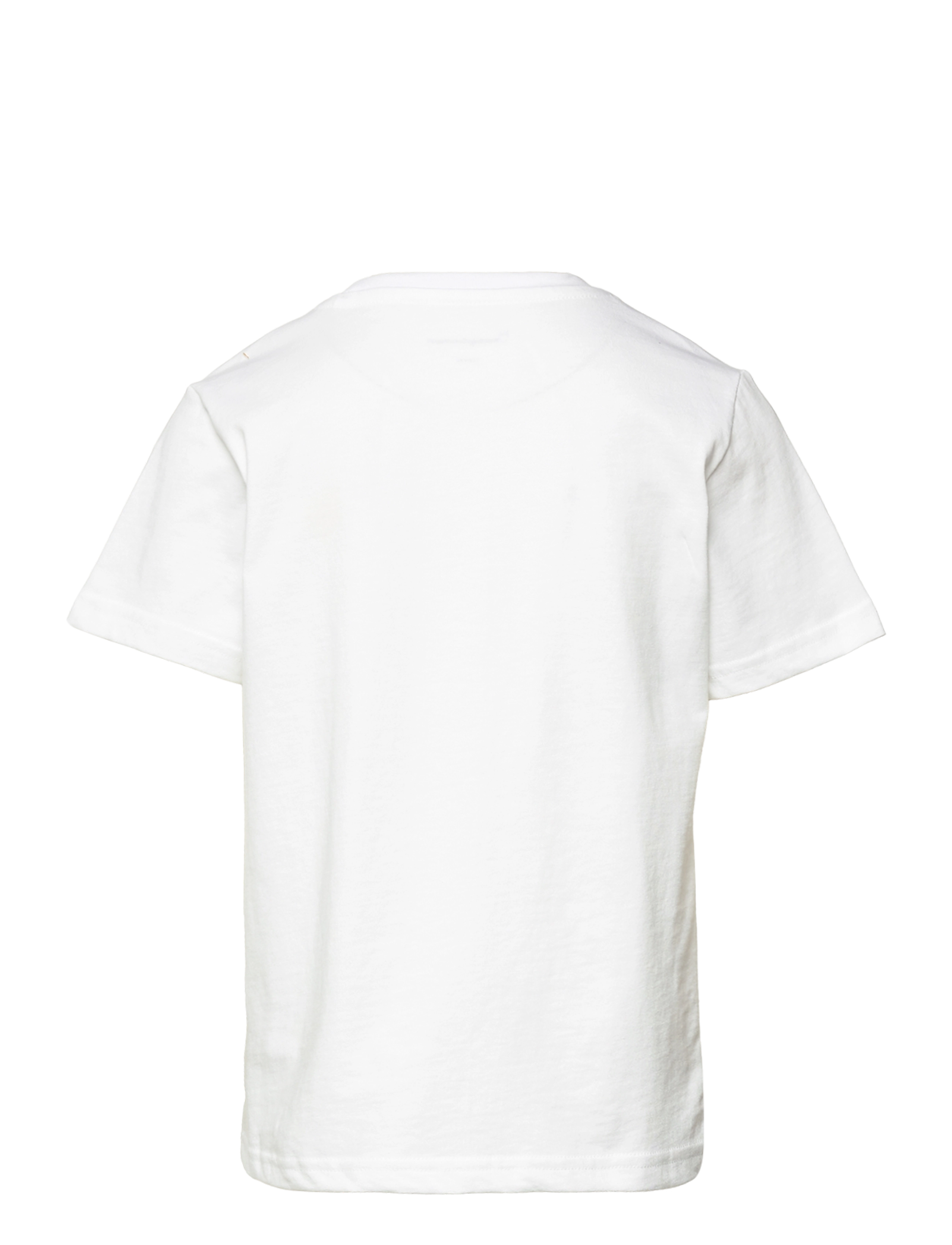 Knowledge Cotton Apparel - Regular big owl t-shirt - GOTS/Vega - bright white - 2