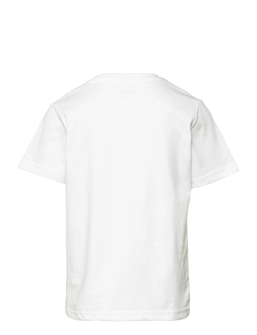 Knowledge Cotton Apparel - Regular big owl t-shirt - GOTS/Vega - bright white - 2