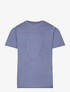 Regular big owl t-shirt - GOTS/Vega - MOONLIGHT BLUE