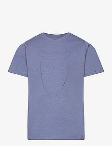 Regular big owl t-shirt - GOTS/Vega, Knowledge Cotton Apparel