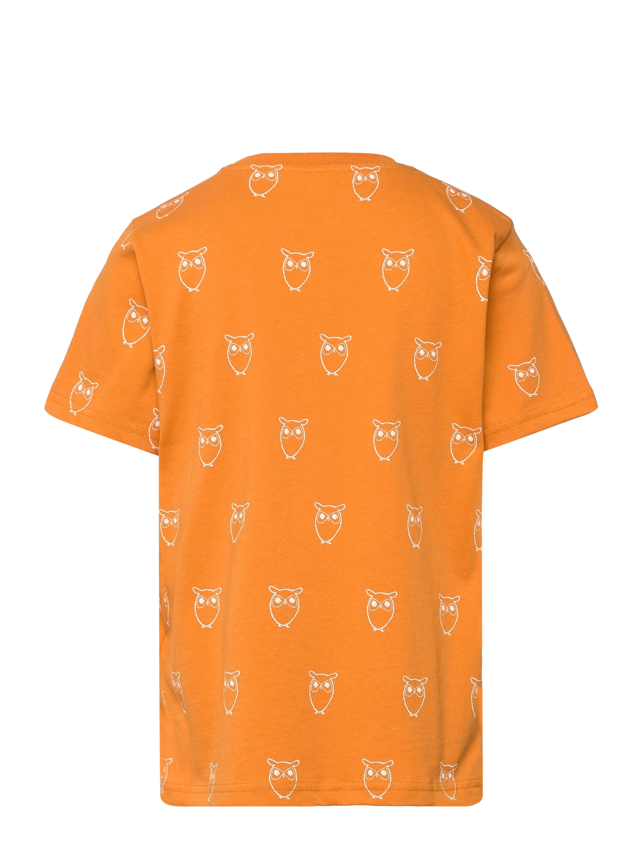 Knowledge Cotton Apparel - Owl AOP t-shirt - GOTS/Vegan - desert sun - 1