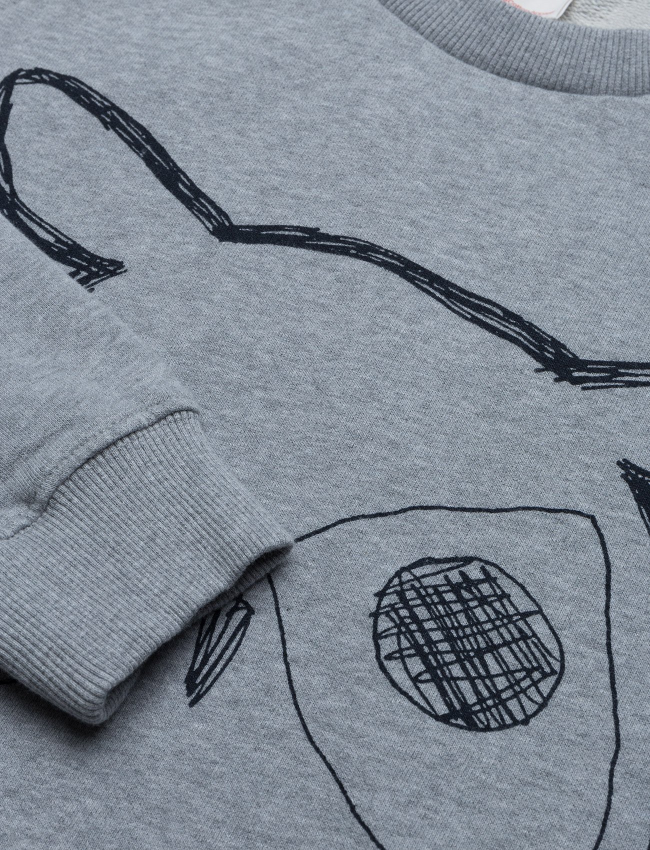 Knowledge Cotton Apparel - ELM big owl sweat - GOTS/Vegan - grey melange - 2