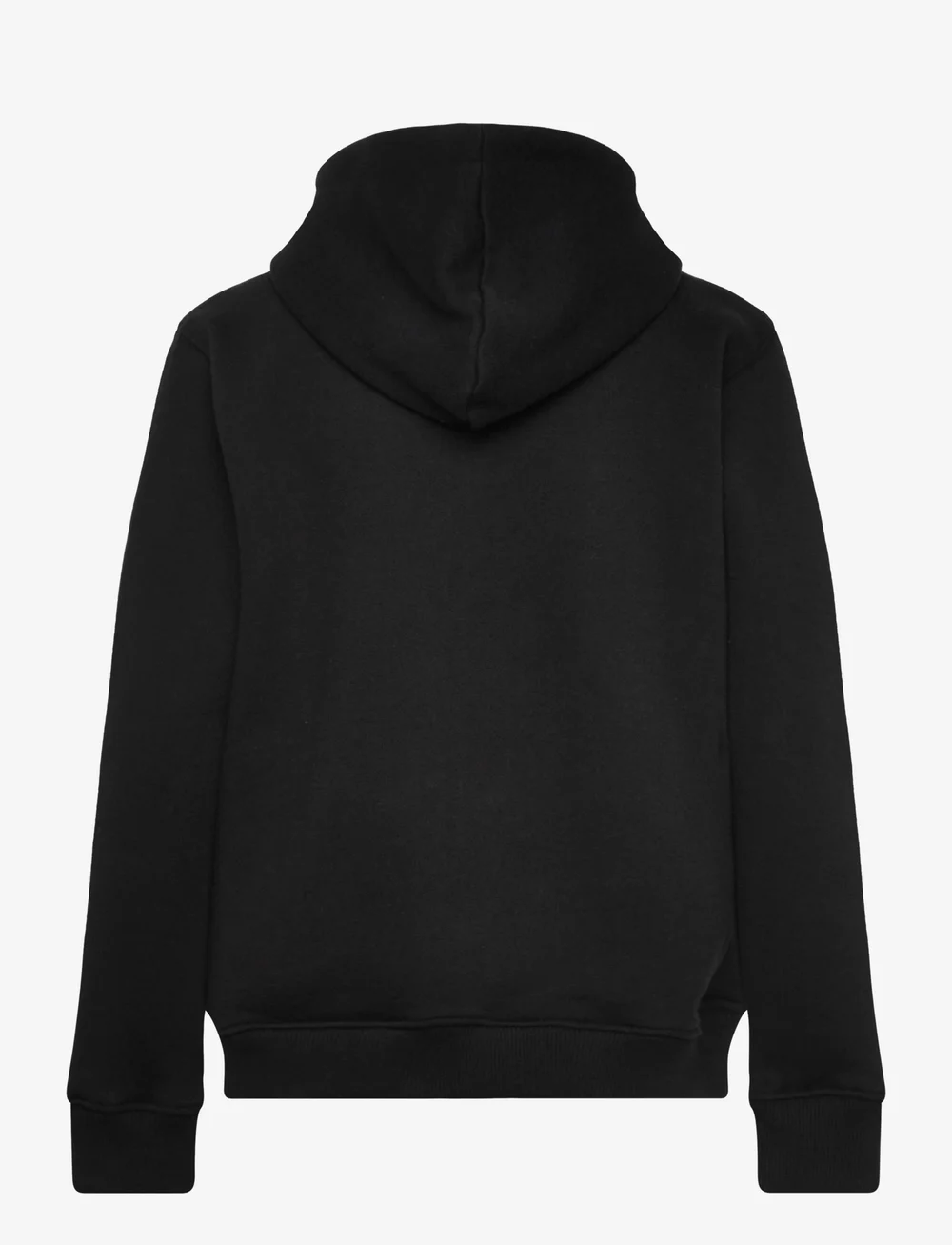 Knowledge Cotton Apparel - Badge zip hood sweat - GOTS/Vegan - pulls à capuche - black jet - 1