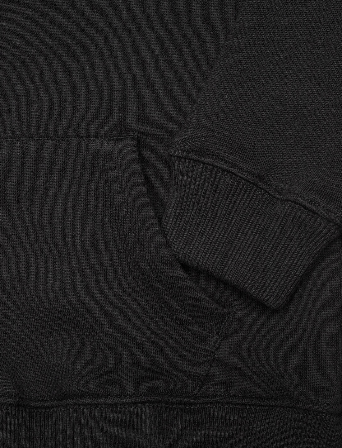 Knowledge Cotton Apparel - Badge zip hood sweat - GOTS/Vegan - pulls à capuche - black jet - 3