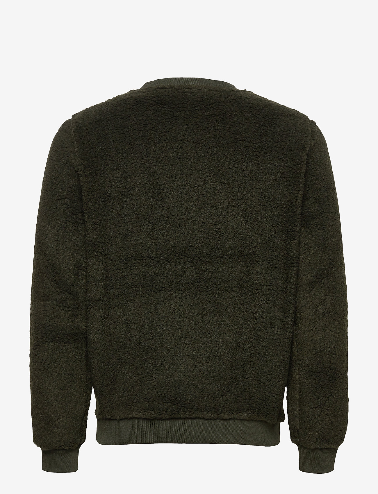 Knowledge Cotton Apparel - ELM teddy fleece sweat - Vegan - forrest night - 1