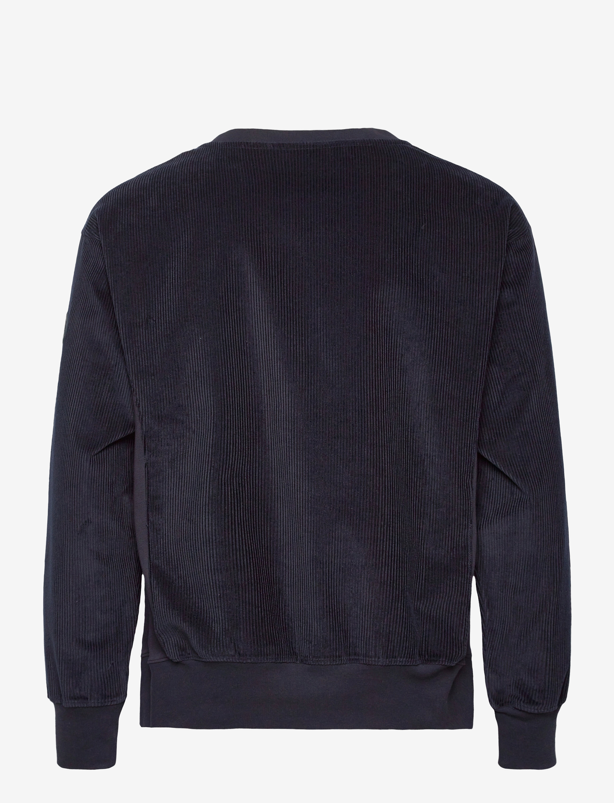 Knowledge Cotton Apparel - Oversized sweatshirt in Corduroy - - total eclipse - 1