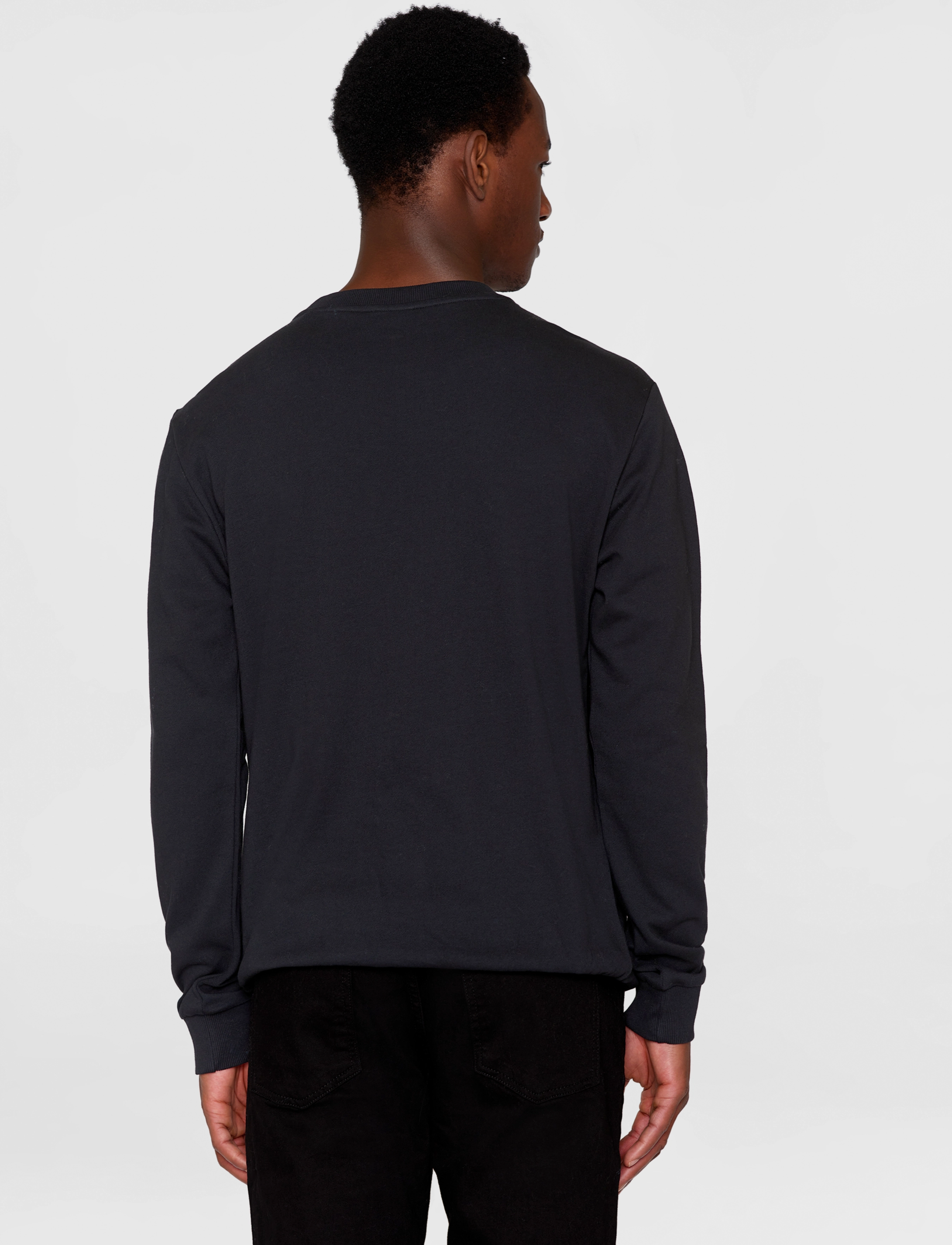 Knowledge Cotton Apparel - ELM knowledgecotton sweat - GOTS/Ve - black jet - 3