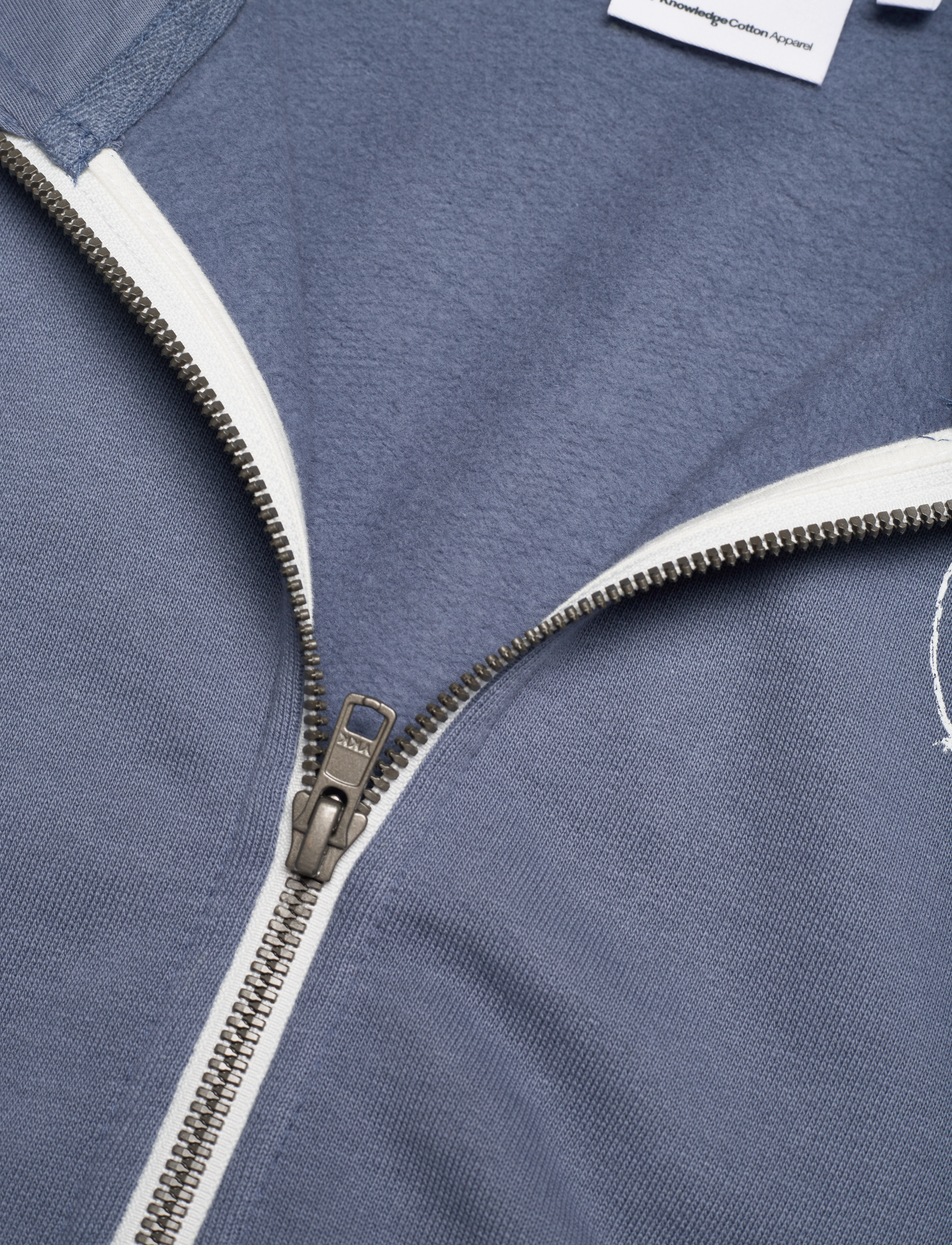 Knowledge Cotton Apparel - Owl sweat hood - GOTS/Vegan - china blue - 3