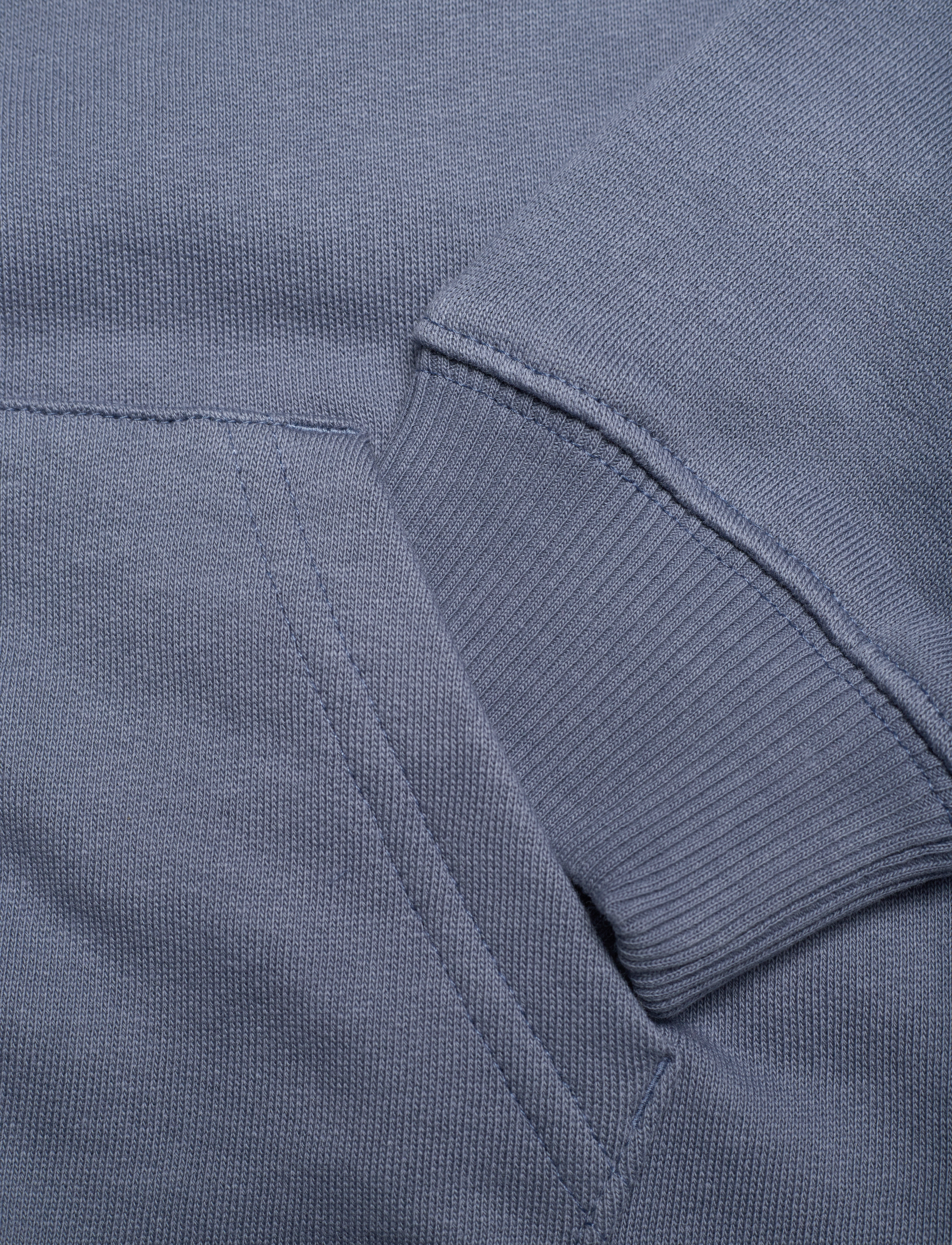 Knowledge Cotton Apparel - Owl sweat hood - GOTS/Vegan - china blue - 4
