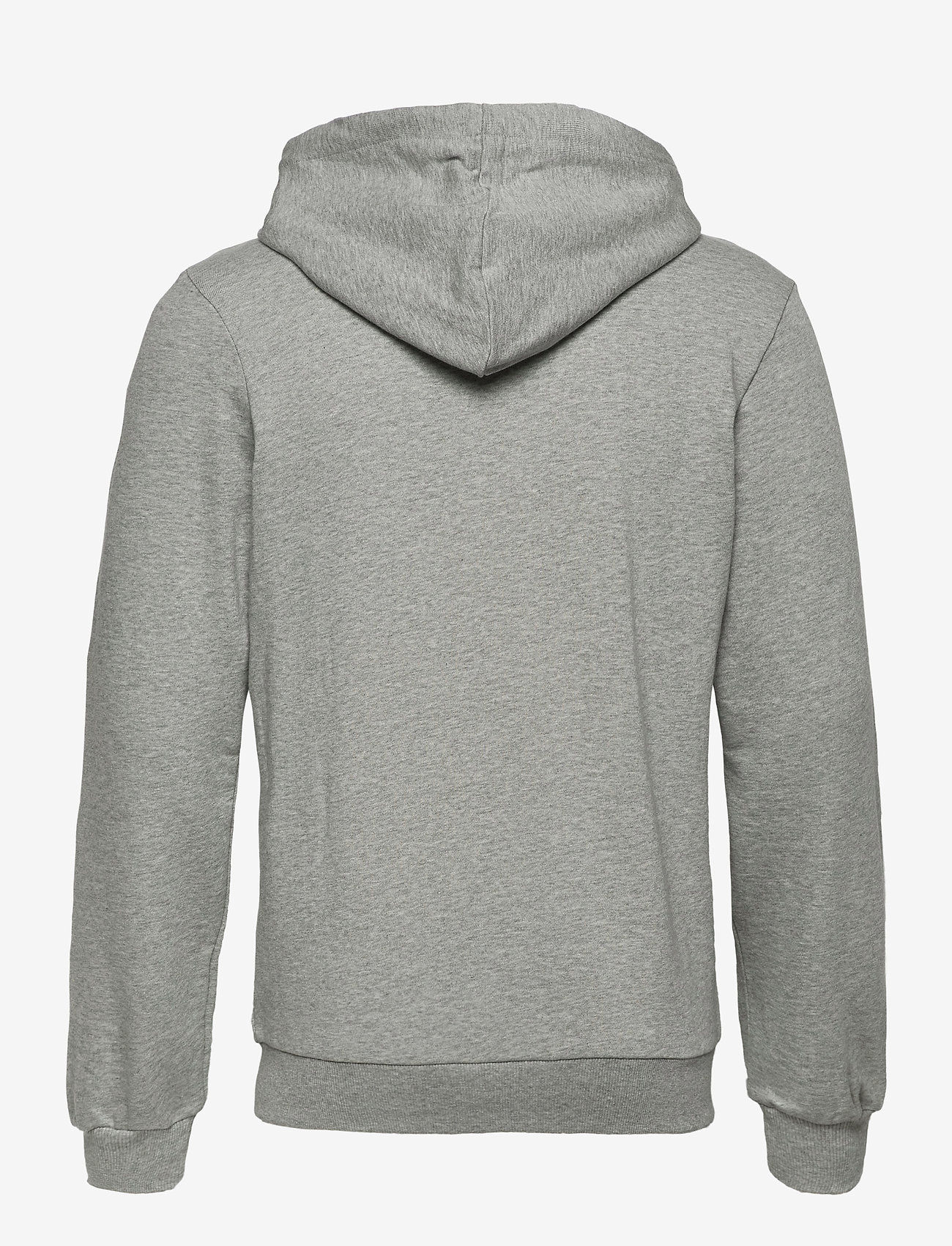Knowledge Cotton Apparel - Knowledge hood zip sweat - GOTS/Veg - grey melange - 1