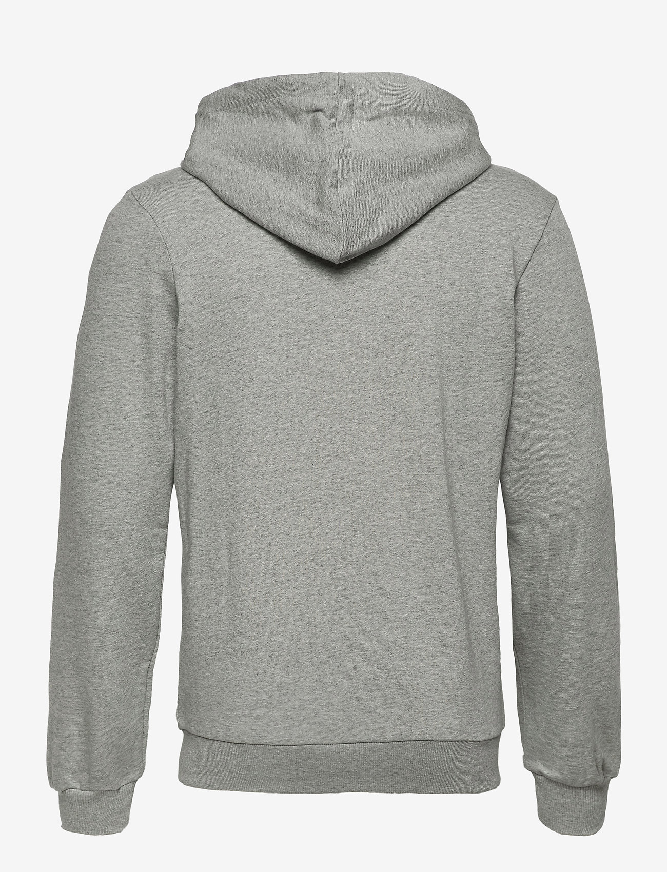 Knowledge Cotton Apparel - Knowledge hood zip sweat - GOTS/Veg - sweatshirts - grey melange - 1