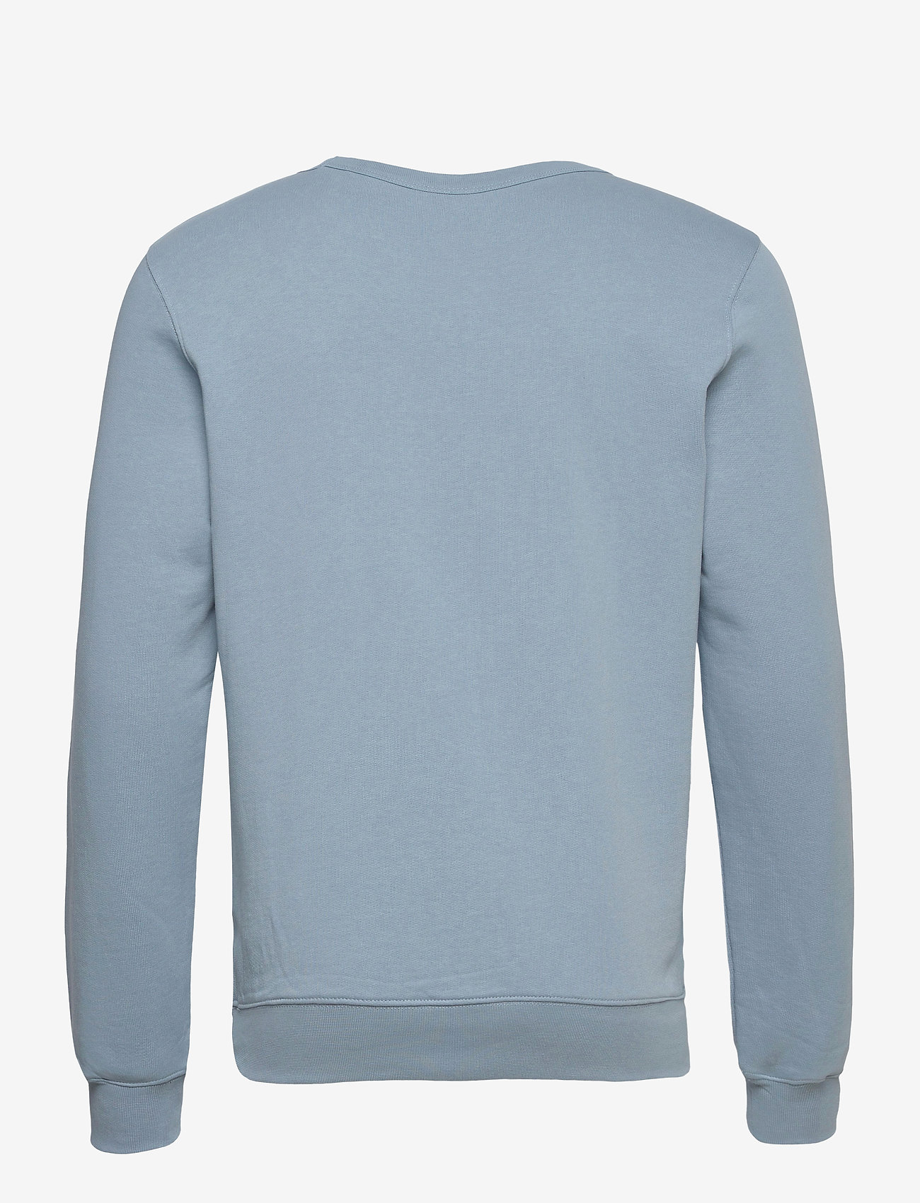 Knowledge Cotton Apparel - ERIK basic badge sweat - GOTS/Vegan - asley blue - 1