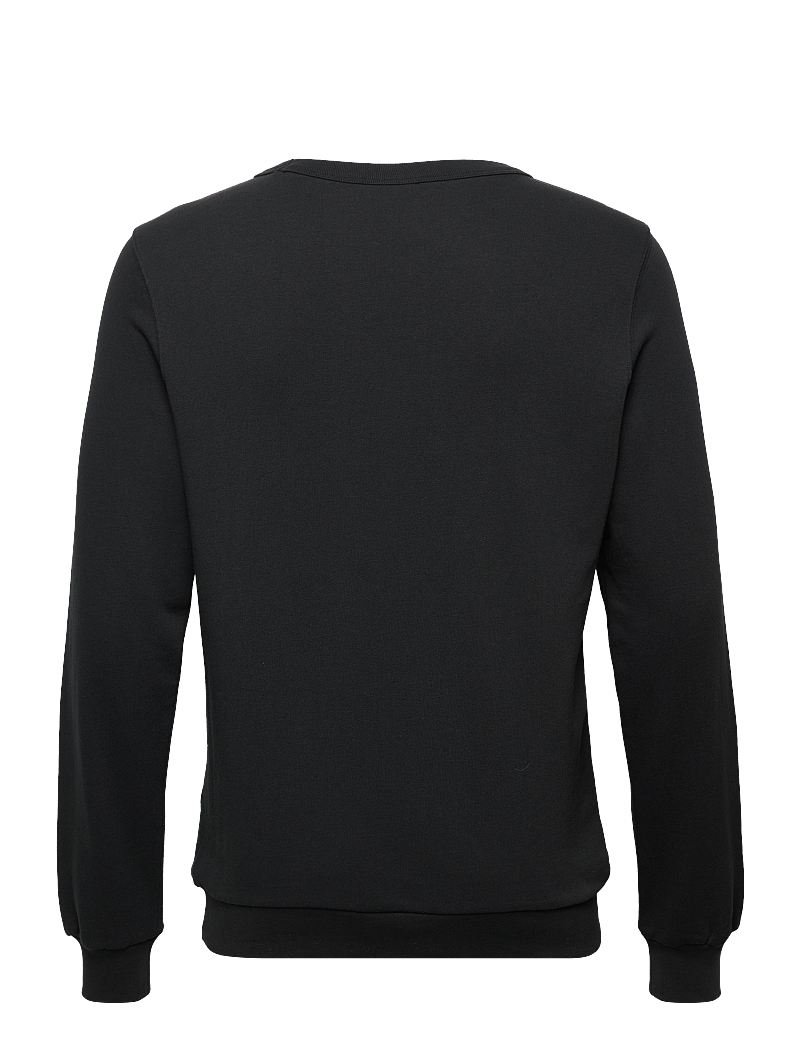 Knowledge Cotton Apparel - ERIK basic badge sweat - GOTS/Vegan - sweatshirts - black jet - 1