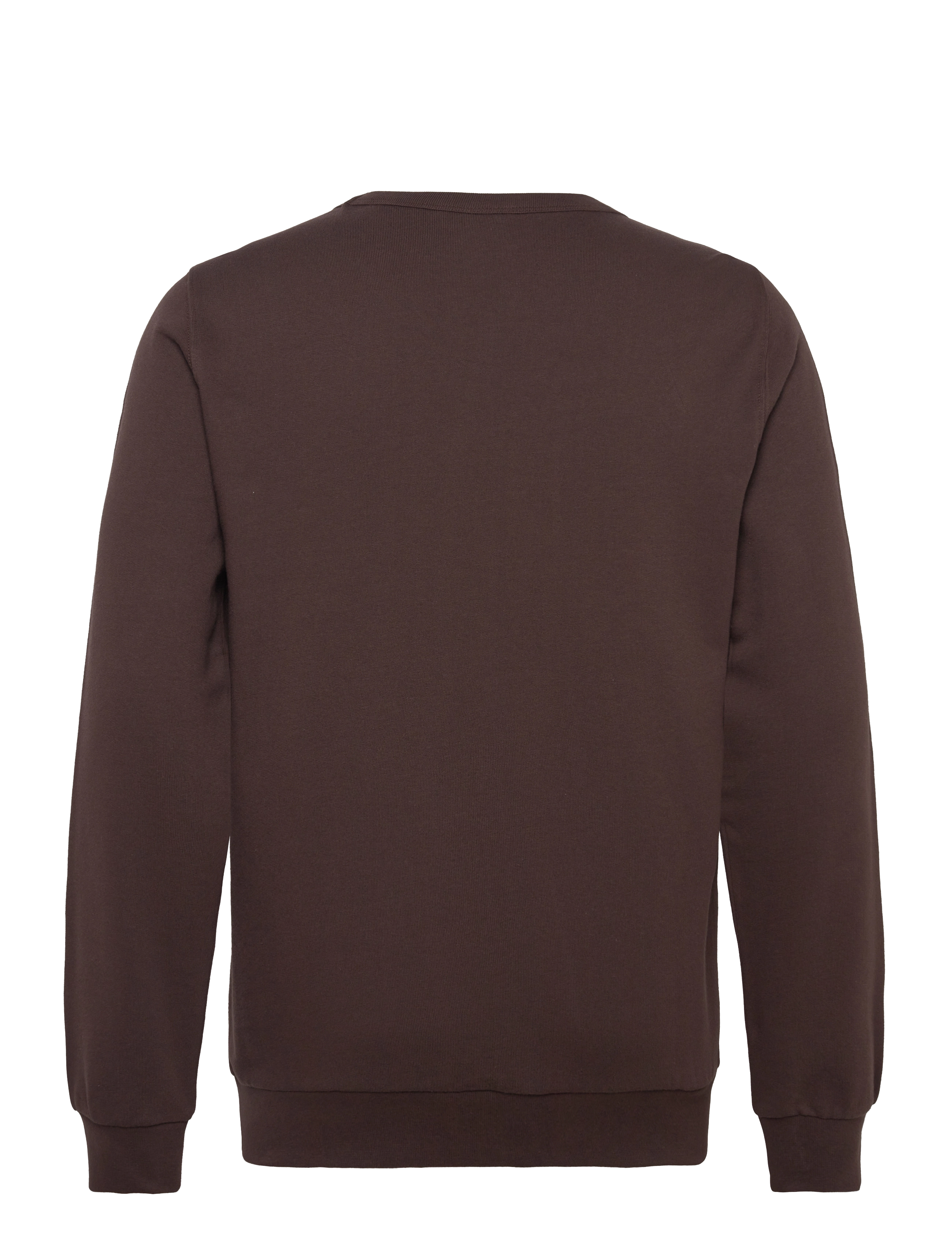 Knowledge Cotton Apparel - ERIK basic badge sweat - GOTS/Vegan - demitasse (brown) - 1