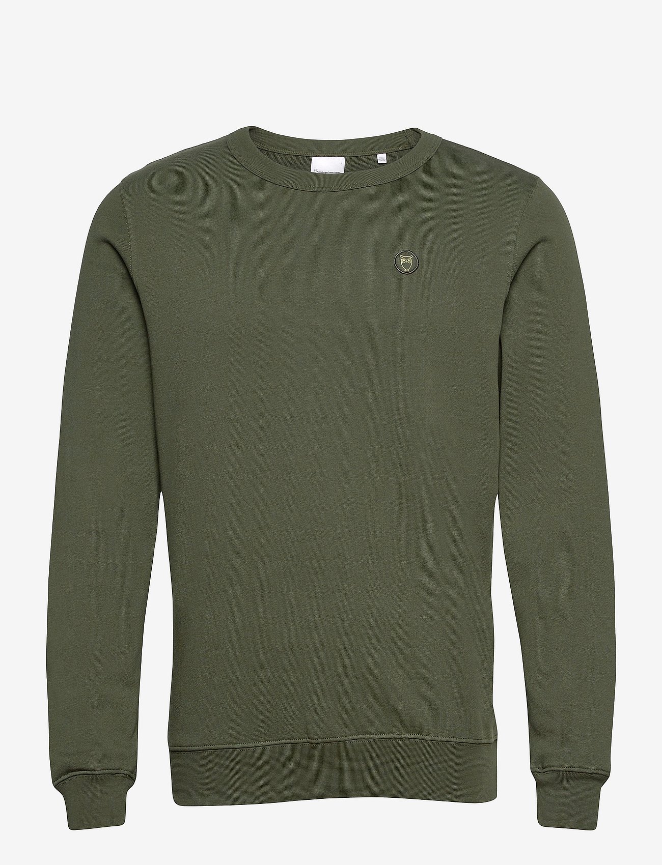 ERIK basic badge sweat - GOTS/Vegan - FOREST NIGHT