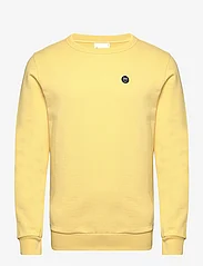 Knowledge Cotton Apparel - ERIK basic badge sweat - GOTS/Vegan - truien en hoodies - misted yellow - 0