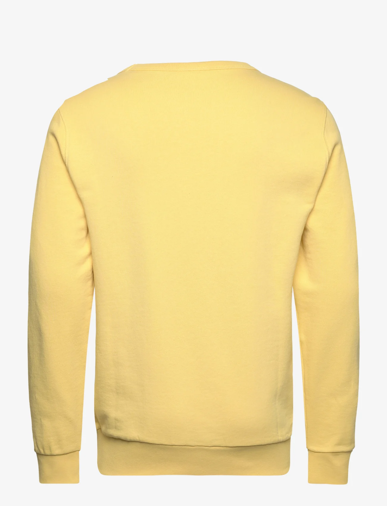 Knowledge Cotton Apparel - ERIK basic badge sweat - GOTS/Vegan - truien en hoodies - misted yellow - 1