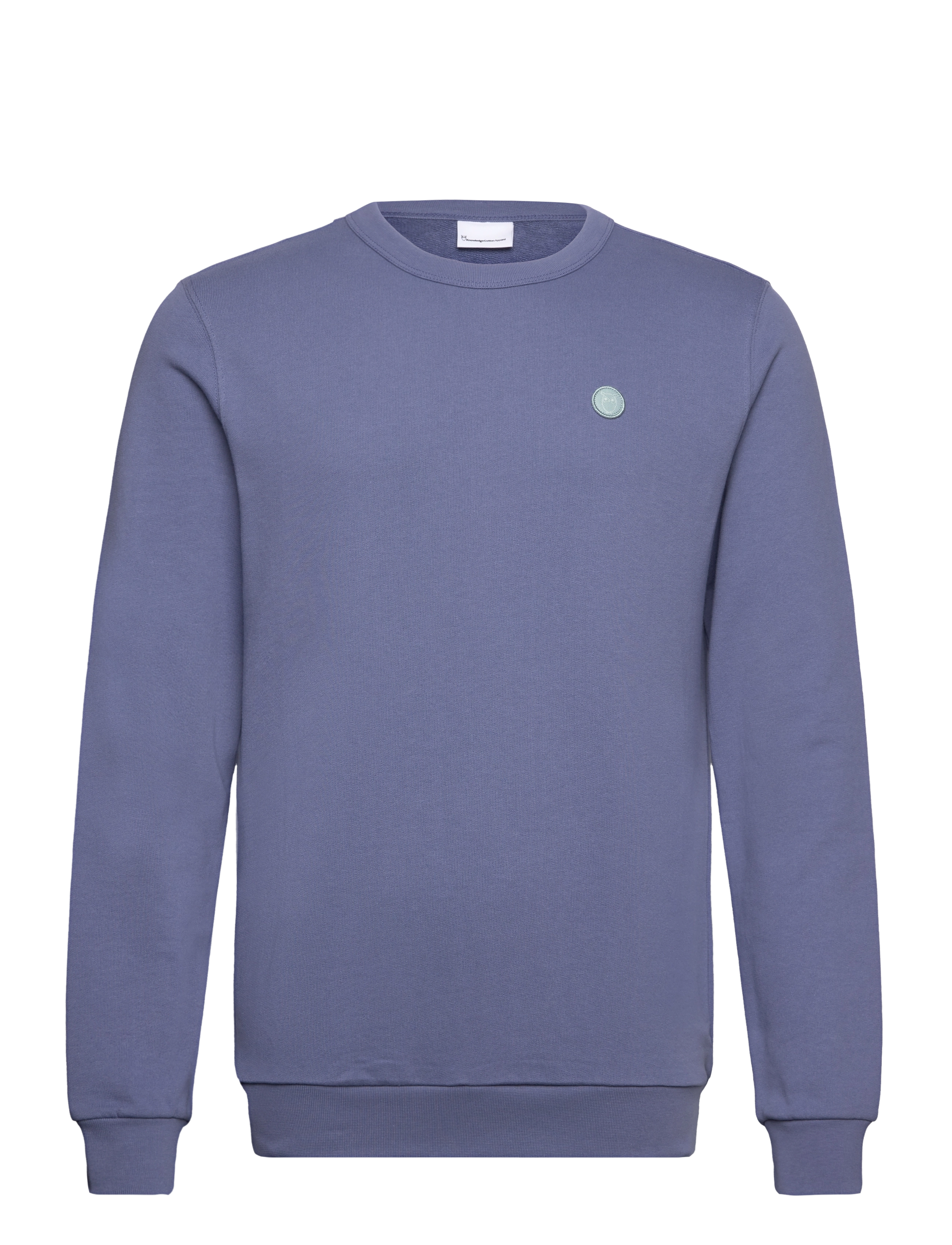 Knowledge Cotton Apparel - ERIK basic badge sweat - GOTS/Vegan - moonlight blue - 1
