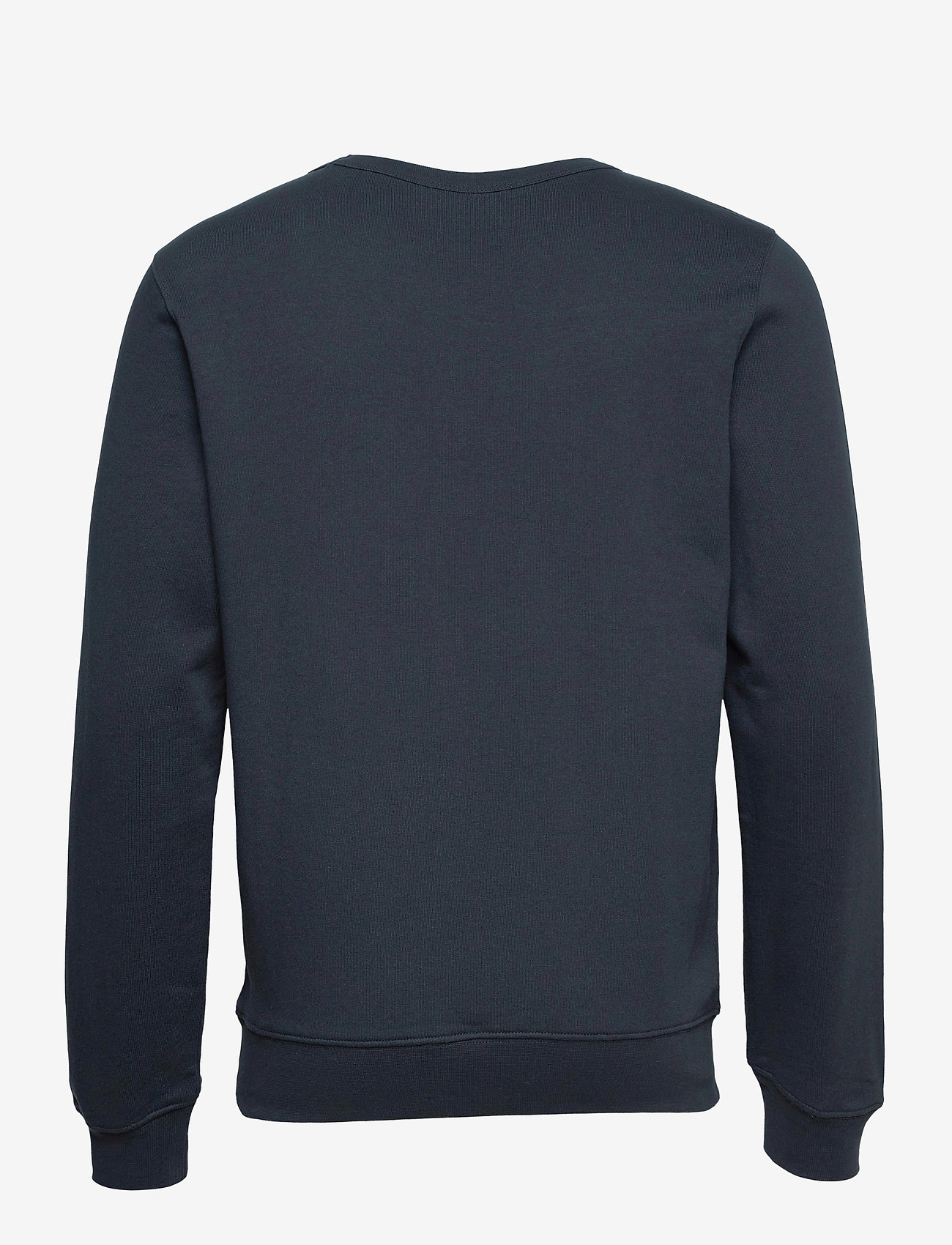 Knowledge Cotton Apparel - ERIK basic badge sweat - GOTS/Vegan - sweatshirts - total eclipse - 1