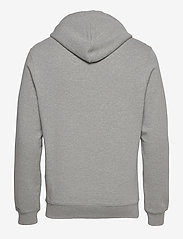 Knowledge Cotton Apparel - Hood basic badge sweat - GOTS/Vegan - truien en hoodies - grey melange - 1