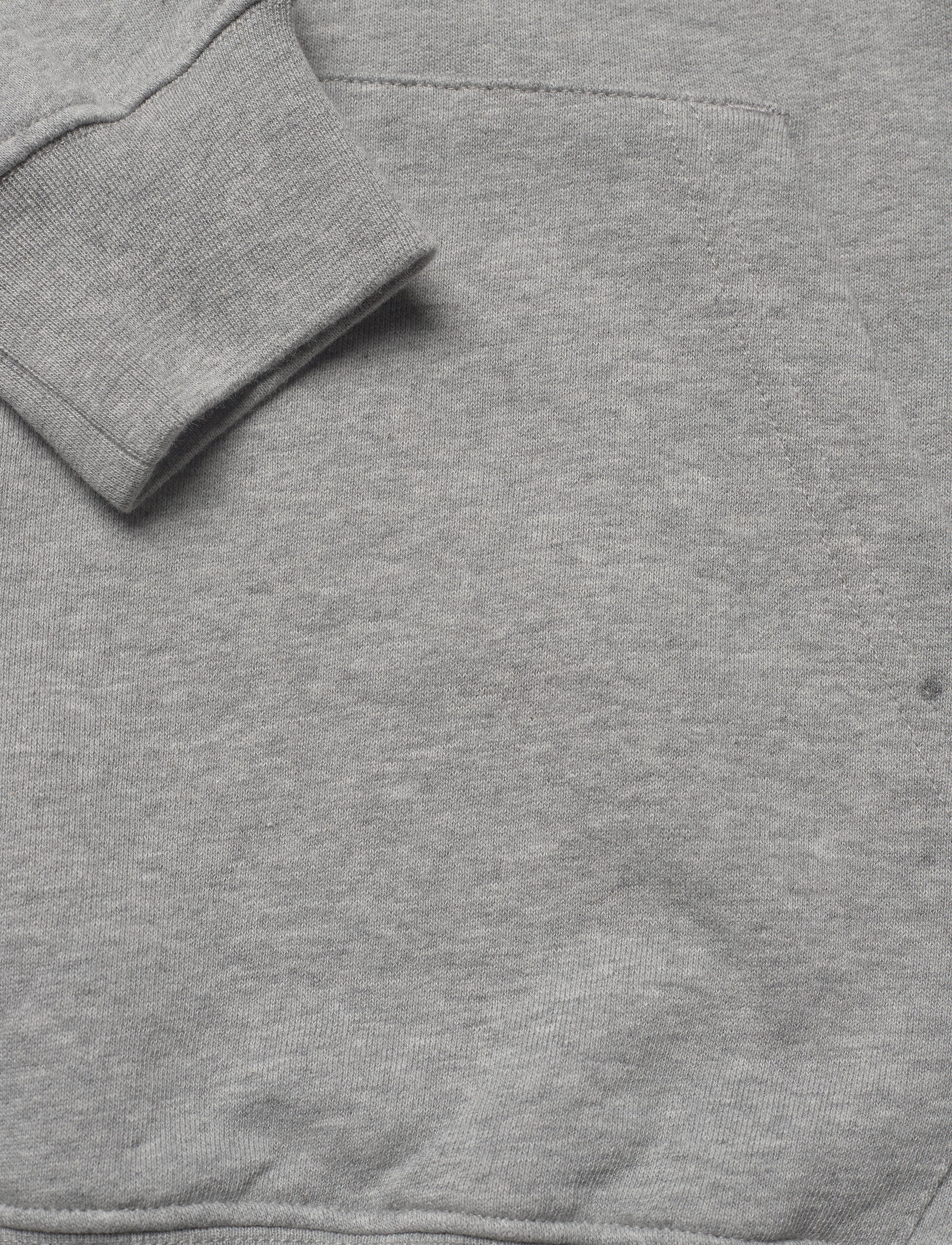 Knowledge Cotton Apparel - Hood basic badge sweat - GOTS/Vegan - grey melange - 3