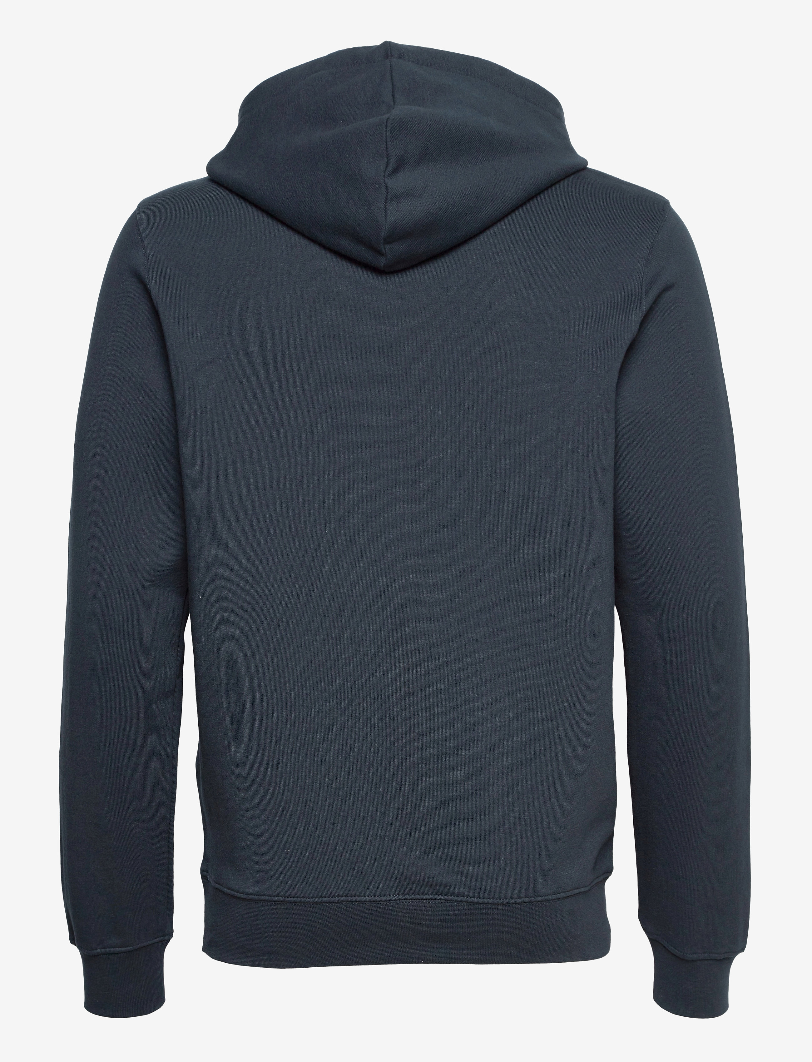 Knowledge Cotton Apparel - Hood basic badge sweat - GOTS/Vegan - total eclipse - 1
