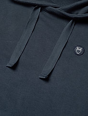Knowledge Cotton Apparel - Hood basic badge sweat - GOTS/Vegan - sweatshirts - total eclipse - 2